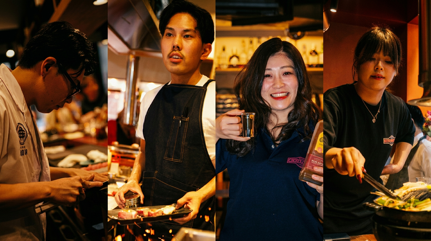 カワイハイが運営する寿司カウンターの店内